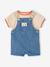 Set T-shirt dungaree for babies stone - vertbaudet enfant 