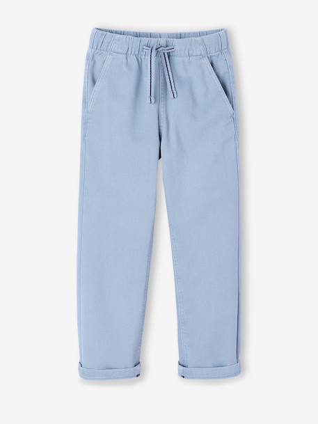 Pantalon garçon  fluide facile à enfiler garçon beige+bleu moyen+bleu nuit+terracotta - vertbaudet enfant 