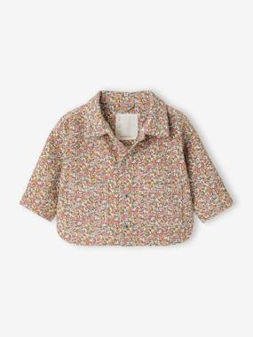 Baby-Outerwear-Coats-Baby girl's cotton popper jacket