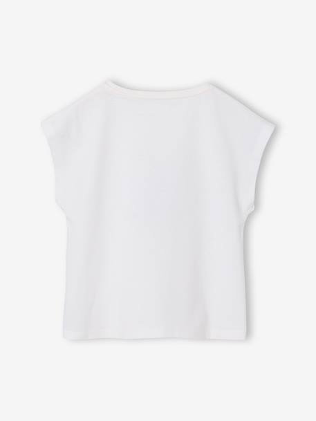 Pack of 3 girls' short-sleeved t-shirts - BASICS grey blue+pale blue+rosy - vertbaudet enfant 