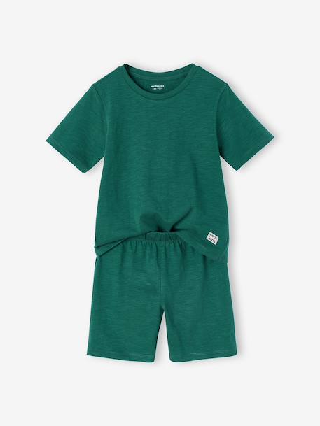 Pack of 2 plain short pyjamas chambray blue - vertbaudet enfant 