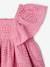 Baby Girls’ Cotton Broderie Anglaise Dress rose - vertbaudet enfant 
