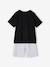 Boys' cotton pyjama shorts with PLAYSTATION logo black - vertbaudet enfant 