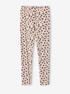 Lot de 2 leggings fille Basics - vertbaudet enfant Fille-Lot de 2 leggings fille Basics