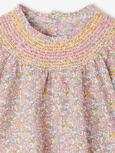 Girl's set blouse + short multicoloured - vertbaudet enfant 