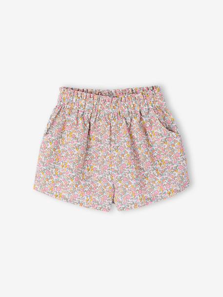 Girl's set blouse + short multicoloured - vertbaudet enfant 