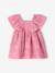 Baby Girls’ Cotton Broderie Anglaise Dress rose - vertbaudet enfant 
