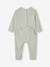 Pack of 2 sleepsuits with back opening sage green - vertbaudet enfant 