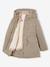 Girl's 3-in-1 parka and floral print windcheater khaki - vertbaudet enfant 
