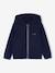 Girl's zipped hooded sweatshirt navy blue - vertbaudet enfant 