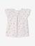 Girl's short-sleeved blouse striped blue - vertbaudet enfant 