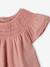 Dress and bloomer set for baby girls in cotton blush - vertbaudet enfant 