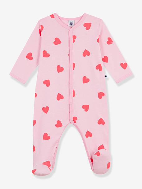 Pyjama bébé imprimé cœurs rose - vertbaudet enfant 