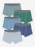 Pack of 5 plain boxers Petit Bateau white - vertbaudet enfant 