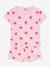 Girls' heart print short pyjamas rose - vertbaudet enfant 