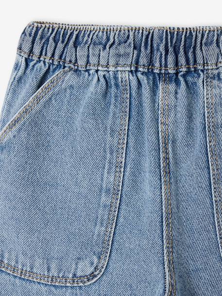 Jean bébé facile à enfiler denim brut+double stone - vertbaudet enfant 