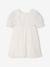 Bohemian girl's dress with lace sleeves white - vertbaudet enfant 