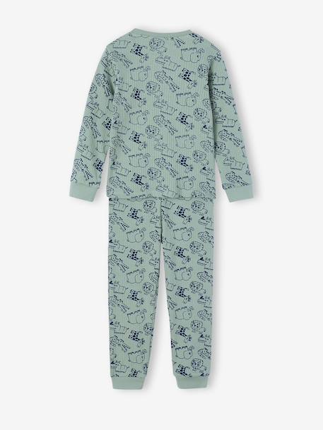 Boy's jungle pyjamas sage green - vertbaudet enfant 