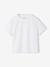 Lot de 3 tee-shirts fille unis ecru+rose pâle - vertbaudet enfant 