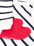 Pyjamas with heart print PETIT BATEAU ecru - vertbaudet enfant 