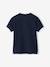 Boy's Mao collar polo shirt ecru+navy blue+sky blue - vertbaudet enfant 