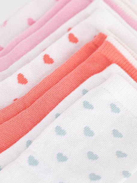 Pack of 5 pairs of PETIT BATEAU socks white - vertbaudet enfant 
