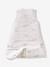 Sleeveless baby sleeping bag with central opening, customisable, IN THE CLOUDS printed white - vertbaudet enfant 
