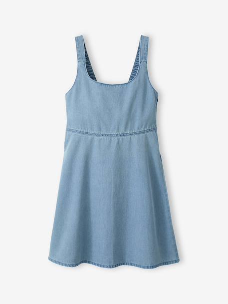 Dress with back opening light blue - vertbaudet enfant 