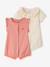 Pack of 2 organic cotton baby girl playsuits ecru - vertbaudet enfant 