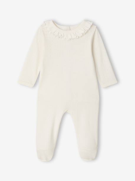 Pack of 2 plain baby girl pyjamas rose - vertbaudet enfant 