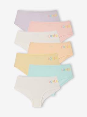 Girls-Underwear-Knickers-Pack of 7 basic shorties 