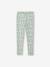 Girls' floral print sports leggings ecru - vertbaudet enfant 