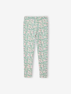 Legging sport fille imprimé fleuri - vertbaudet enfant Fille-Legging sport fille imprimé fleuri