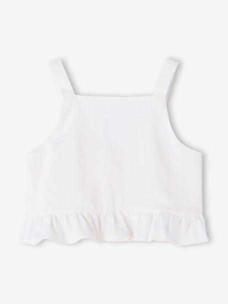 Set of trousers and top with braces white - vertbaudet enfant 