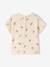 Organic cotton palm tree t-shirt ecru - vertbaudet enfant 