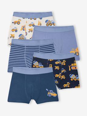Garçon-Sous-vêtement-Slip, Boxer-Lot de boxers garçon tractopelle
