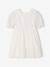 Bohemian girl's dress with lace sleeves white - vertbaudet enfant 