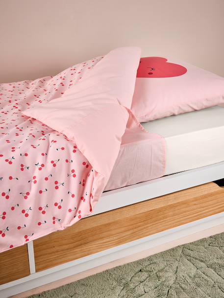 Parure Magicouette CERISE avec coton recyclé rose imprimé - vertbaudet enfant 
