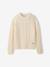 Jonen girl's cable knit jumper vanilla - vertbaudet enfant 
