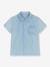 Boy's short-sleeved chambray shirt light blue - vertbaudet enfant 