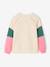 Girl's sportswear sweatshirt ecru - vertbaudet enfant 