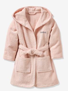 Fille-Peignoir enfant LAPIN coton recyclé personnalisable