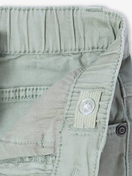 Indestructible, Easy to Slip On Trousers for Boys beige+khaki+night blue+sage green - vertbaudet enfant 