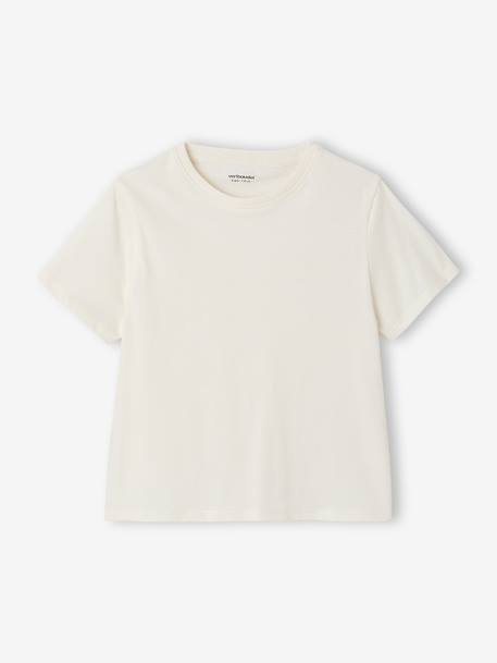 Lot de 3 tee-shirts fille personnalisable rose pâle - vertbaudet enfant 