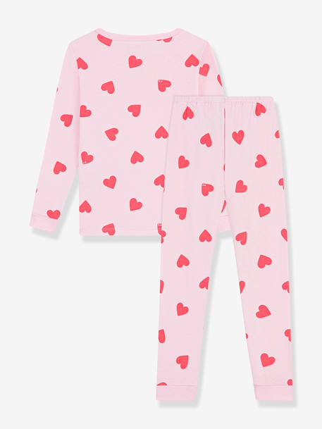 Pyjamas for children with hearts PETIT BATEAU rose - vertbaudet enfant 