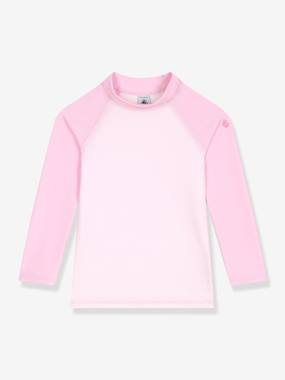 -Girl's long-sleeved UV protective swimsuit t-shirt 
