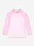 Girl's long-sleeved UV protective swimsuit t-shirt rose - vertbaudet enfant 