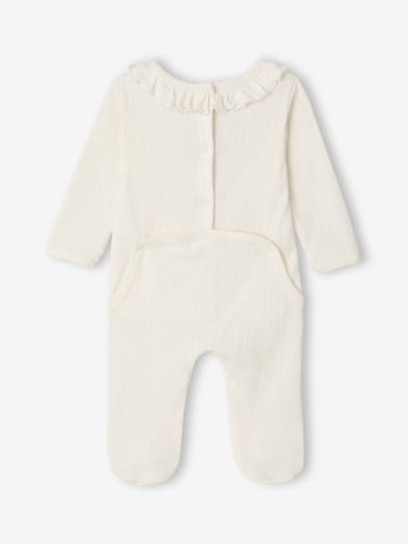 Lot 2 pyjama bébé fille uni rose - vertbaudet enfant 