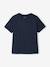 Lot 3 T-shirt manches courtes bleu pétrole+caramel+marine+vert amande - vertbaudet enfant 