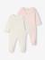 Lot 2 pyjama bébé fille uni rose - vertbaudet enfant 